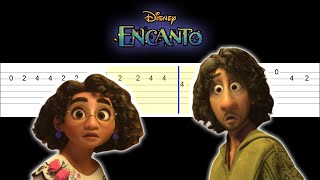 Disney Encanto Songs On Guitar Easy Guitar Tabs Tutorial [upl. by Siger]