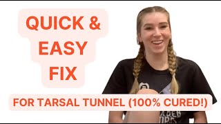 Tarsal Tunnel Tutorial Nerve Compression amp How To Heal With Orthotics Patient Testimonial [upl. by Pember]