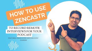 How to use Zencastr to Record Remote Interviews  StepbyStep Guide [upl. by Pier850]