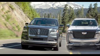 The New Cadillac Escalade Vs 2022 Lincoln Navigator [upl. by Airtemed814]