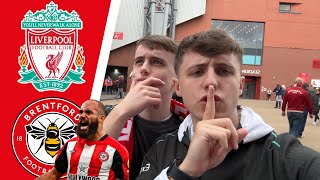 WE MET MBEUMO AND TOLD HIM NOT TO SCORE  LIVERPOOL VS BRENTFORD MATCH DAY VLOG [upl. by Sirahs]