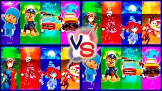 Tiles Hop Paw Patrol vs Om Nom vs Baby Bus vs Baby Shark vs Pomni x Jax [upl. by Philbert656]