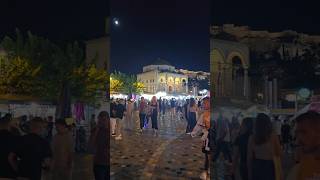 Athens at Night  Monastiraki Square shorts greecetravelguide [upl. by Azar]