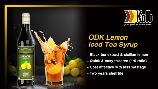 ODK Lemon Iced Tea Syrup [upl. by Hedda]