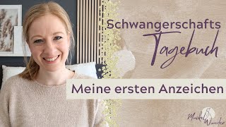 Meine ersten Schwangerschaftsanzeichen🤰🏼 Vom Eisprung bis zum Test  SchwangerschaftsTagebuch [upl. by Stasny198]