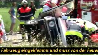 Lauterach Frontalcrash auf der Senderstraße [upl. by Ecurb]