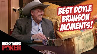 Doyle Brunson Best Poker Hands  High Stakes Poker [upl. by Balling]