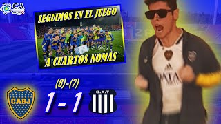 BOCA JUNIORS 1 8  Talleres 1 7  Copa Argentina OCTAVOS DE FINAL  REACCION [upl. by Nnailuj]