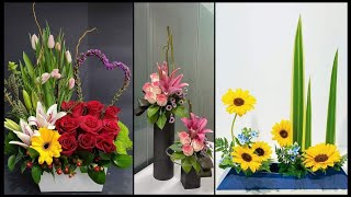 IKEBANA FLOWER ARRANGEMENTS 💐 [upl. by Gimpel856]