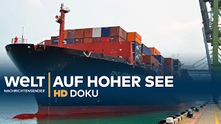 Ein Containerschiff auf hoher See  HD Doku [upl. by Leugar]