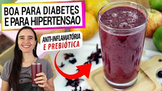 TOME TODO DIA ESTA BEBIDA ANTIINFLAMATÓRIA BENEFICIA A HIPERTENSÃO E A DIABETES FÁCIL E VEGANA [upl. by Mozart959]