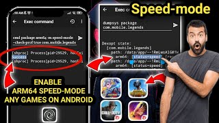 How to Optimize to Max performance of any android games  enable Arm64 speedmode with brevent [upl. by Il]