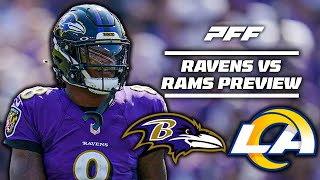 Rams vs Ravens Week 14 Game Preview  PFF [upl. by Brag]