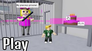 Police girl prison run full gameplay video ROBLOX [upl. by Nallaf645]