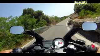 Yamaha YZF 125R 2012 onboard montes de malaga ION AIR PRO WIFI HD [upl. by Aerbma22]