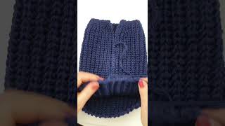 How to crochet Fishermans Rib Hat shorts crochet crochethat crochettutorial [upl. by Randolf]