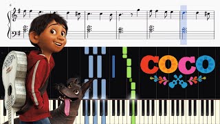 Disneys Coco  Un Poco Loco  Piano Tutorial  SHEETS [upl. by Jonas]