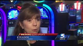 EF 1 tornado hits Riverwind Casino without warning [upl. by Rosenfeld]