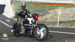 SANCTUS Halloween Special Bike  GTA 5 Online  Free for Prime Users  Avarus [upl. by Esorrebma]