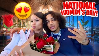 I SUPRISED Brooklyn Queen For National Women’s Day ❤️🌹 Gets Emotional 🥹 [upl. by Issac]