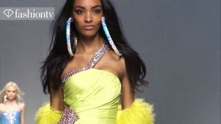 Blumarine Bright Colors Holograms and Metallics for Fall 2012  Milan Fashion Week  FashionTV [upl. by Soulier127]