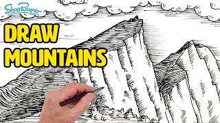 How to Draw Mountains [upl. by Seaman]