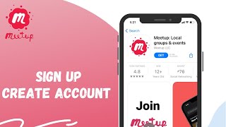 Meetup Signup  Create new Account on Meetup app [upl. by Doria875]