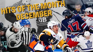 NHL Hits of the Month December 2023 [upl. by Rodavlas925]