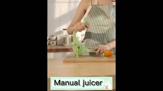 Juicer manual juicer freshly squeezed fruit juice mixer fruit juice squeezer fruit juice portable [upl. by Sy48]