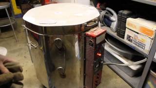 Loading and Firing a Gere Model 1818 Kiln [upl. by Terrena]