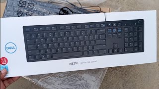 Dell KB216 wired keyboard [upl. by Hamner501]