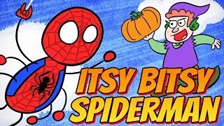 The Itsy Bitsy Spiderman 🕷️ A SUPERHERO 🦸 Nursery Rhyme for PreSchool Kids  Cool School [upl. by Kimitri]