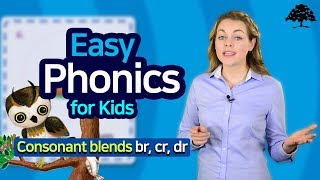 Easy Phonics 2 Unit 7 Consonant blends br cr dr  Phonics for Kids  Alphabet  Learn to Read [upl. by Ykcub971]