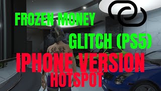 FROZEN MONEY GLITCH IS BACK PS5 IPHONE HOTSPOT VERSION GTA ONLINE 168 2024 [upl. by Lema423]