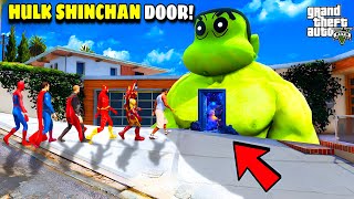 GTA 5  Giant Hulk Shinchan Head Door  Franklin Help To Shinchan amp Hulk in GTA 5 Tamil [upl. by Sherline114]