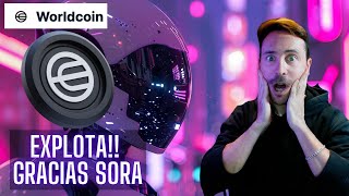 WorldCoin Explota subirá a 100 gracias a Sora [upl. by Xavler903]