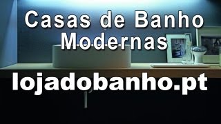 Casas de Banho Modernas  Loja do Banho [upl. by Anerda903]