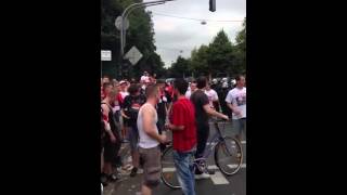 FC Köln Asoziale Fans während des Derbys gegen Fortuna Düsseldorf [upl. by Domenech]