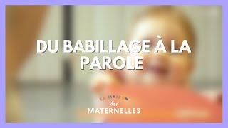 Du babillage à la parole  La Maison des maternelles LMDM [upl. by Hayman479]