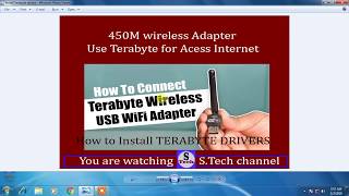 How to istall 450M WirelessUSB Adapter [upl. by Vick]