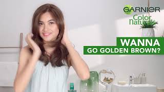 Garnier Color Naturals Try Golden Brown Hair Color  Naura Hakim [upl. by Mines]