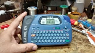 KL100 CASIO LABEL PRINTER REPAIR para Jessie en Caracas [upl. by Euh38]