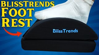 BlissTrends Foot Rest REVIEW and UNBOXING [upl. by Aristotle110]