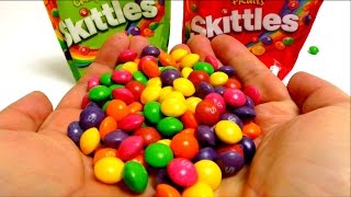 Skittles Candy Packs  Crazy Sours amp Fruits [upl. by Elleda]