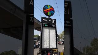 Aqua line underground metro Mumbai shorts youtube trending metro [upl. by Sydel]