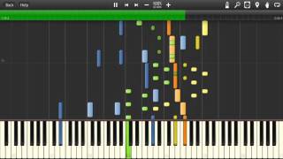 GodowskyChopin Op 25 No 1 quotAeolian Harpquot v3Synthesia [upl. by Rist585]