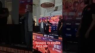 NOAKES VS RENNIE FACE OFF paulsbentley queensberrypromotions [upl. by Javler]