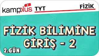 Fizik Bilimine Giriş2  TYT Fizik 2Gün  kampplus YKS2024 [upl. by Drofdeb495]