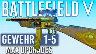 Fully Upgraded Gewehr 15 Scuffed M1A1 Battlefield 5 [upl. by Ronnoc]