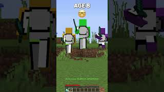 How To Escape Traps at Every Age in Minecraft shorts meme memes [upl. by Tcideneb]